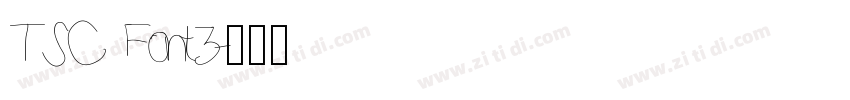 TSC Font3字体转换